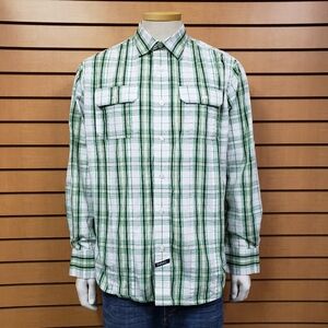 Ecko Unlimited Plaid Shirt Large Button Down Streetwear